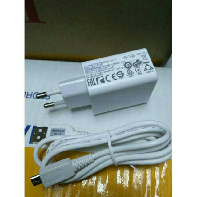 CHARGER LENOVO 2A A6000 A7000 VIBE X2 ETC ORIGINAL PUTIH DAN HITAM MICRO USB