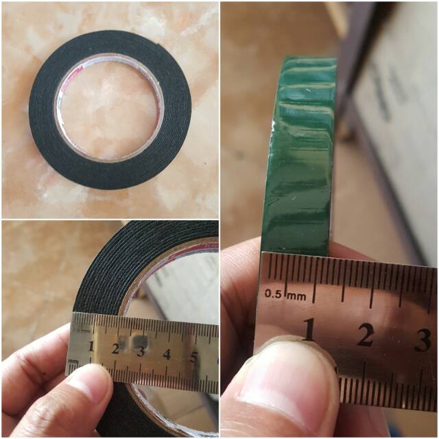 Double tape dobel tip foam solasi bolak balik busa