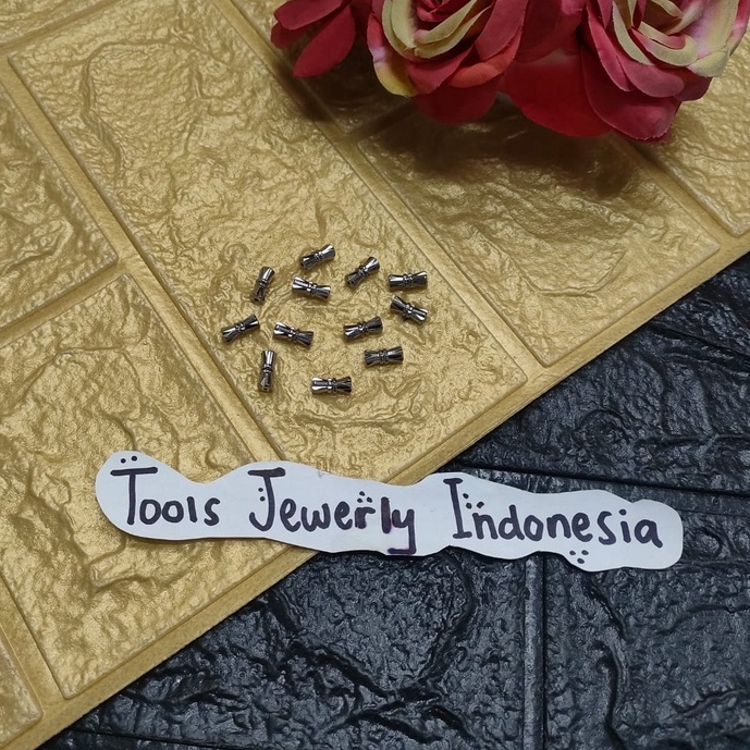 Terbaru Pengait Kalung Gelang Kait Ulir Stainless Model Putar Uk. 10mm