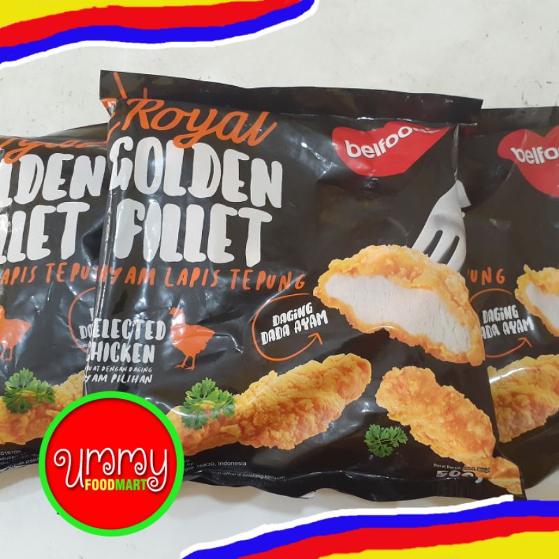 

Belfood ayam golden fillet 250gr