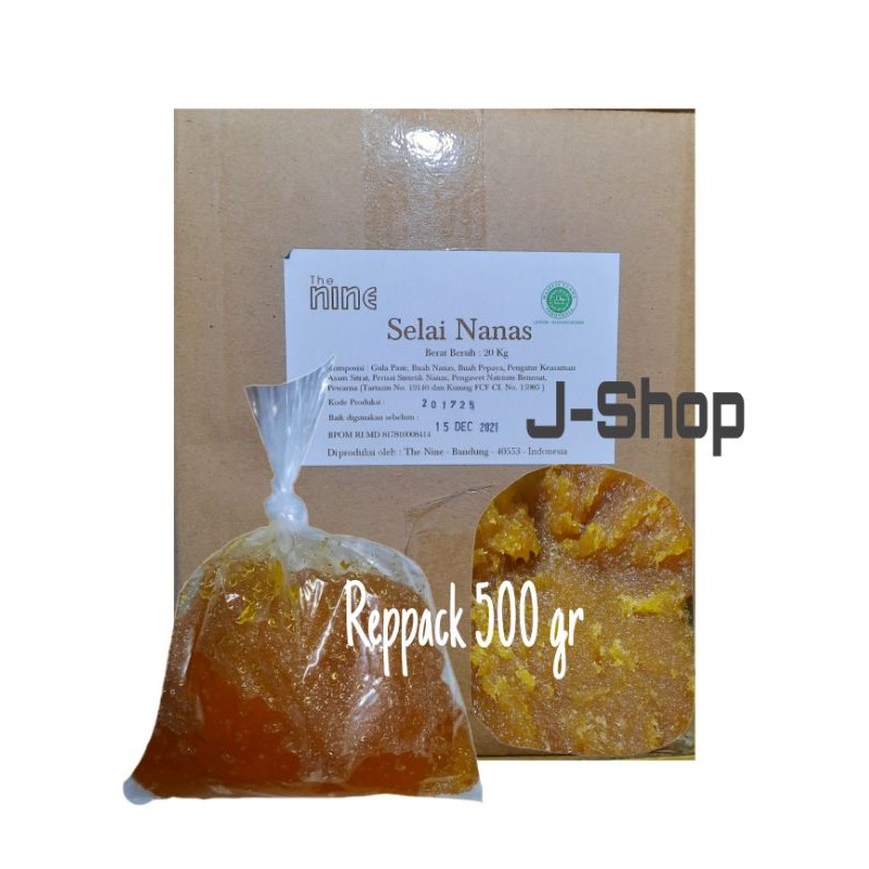 

SELAI NANAS 500GR/ISIAN NASTAR/SELAI NASTAR THE NINE