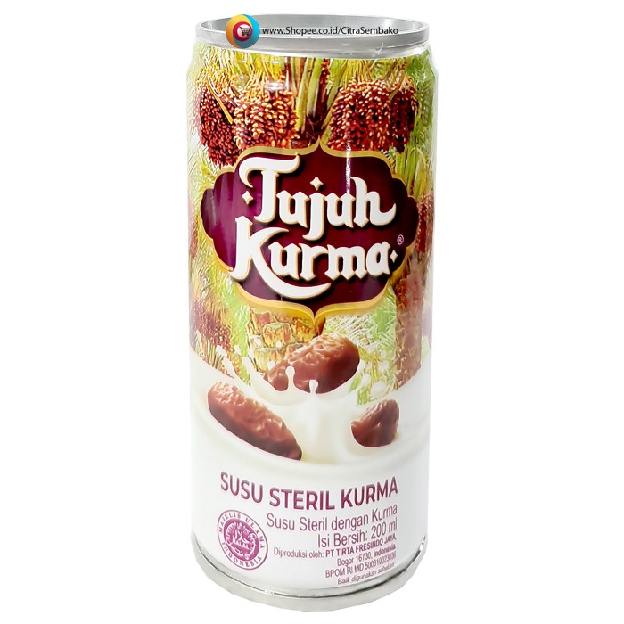 Susu Steril Tujuh Kurma 200ml | Shopee Indonesia