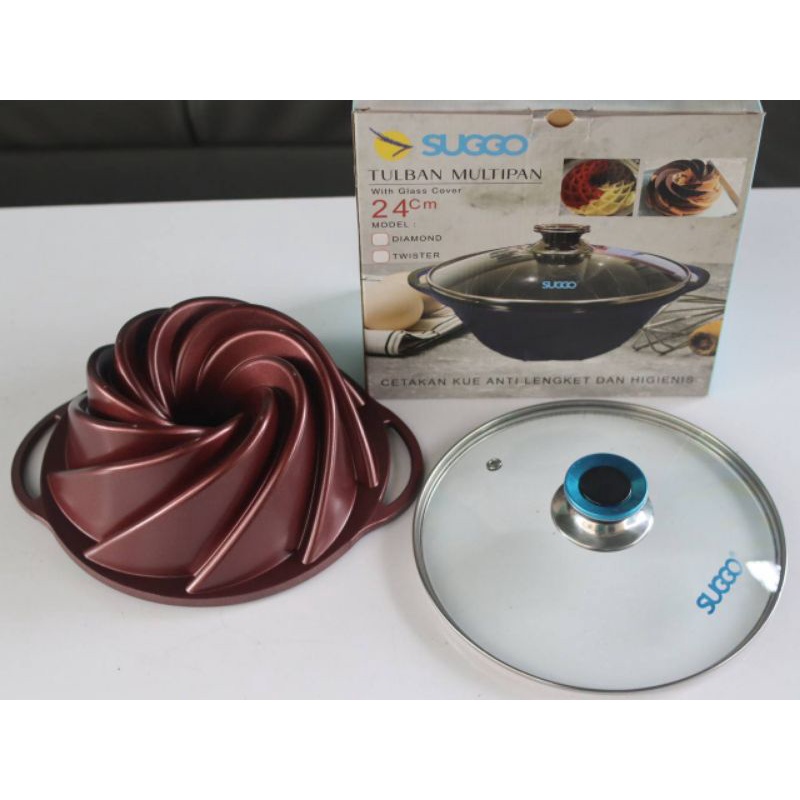 Suggo Cetakan Bolu Tulban Multipan 24 Cm
