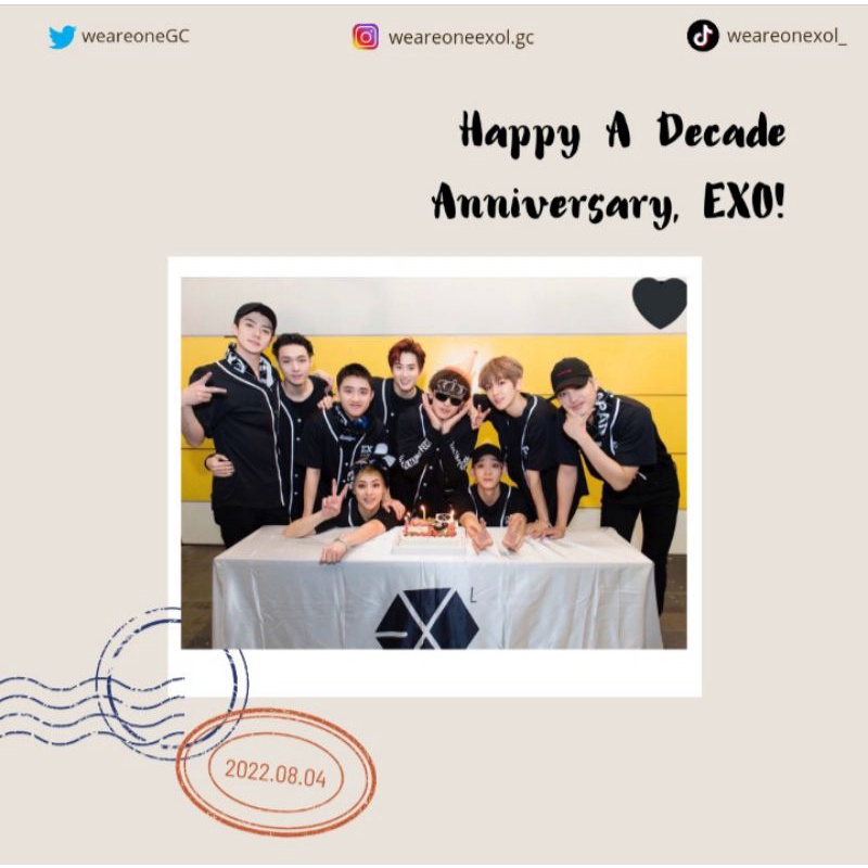 (BOOKED) Happy 10th Anniversary EXO