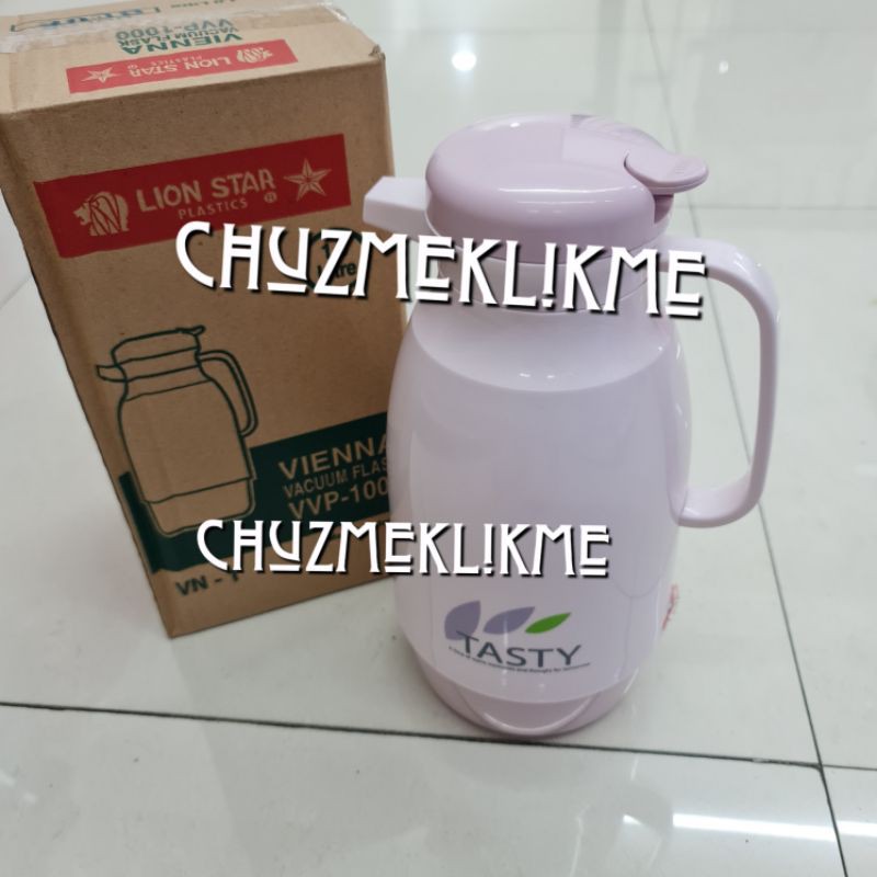 Termos air lion star VN-1 (1000 ml)/Vacuum flask lion star Vienna 1 liter/Termos air panas lion star