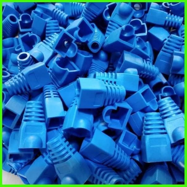 Plug boot  Plug booth  Karet pelindung RJ45 Kabel LAN -[50pcs]