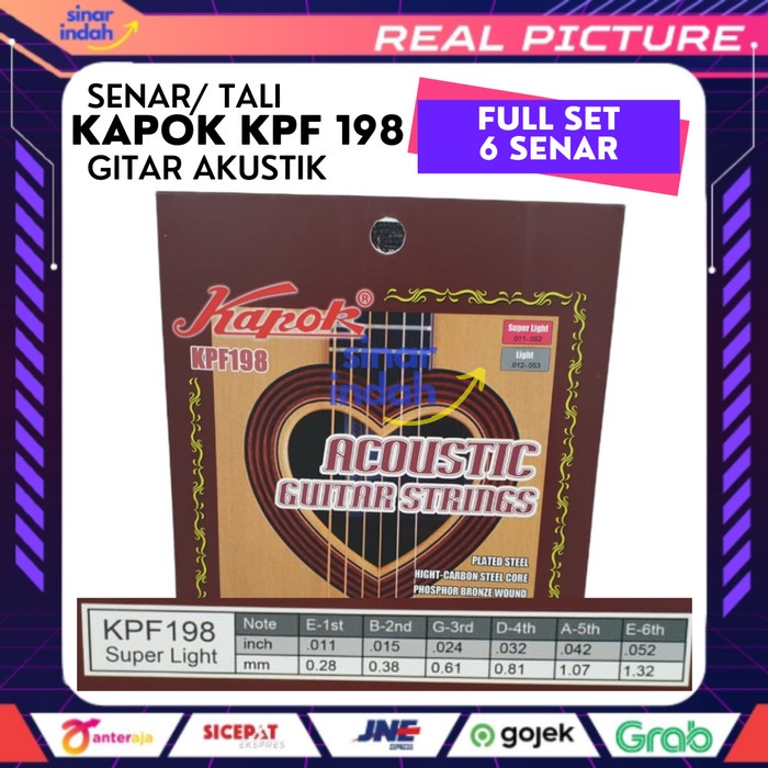 Senar Gitar Akustik Kapok KPF 198 String Gitar Acoustic Tali Gitar