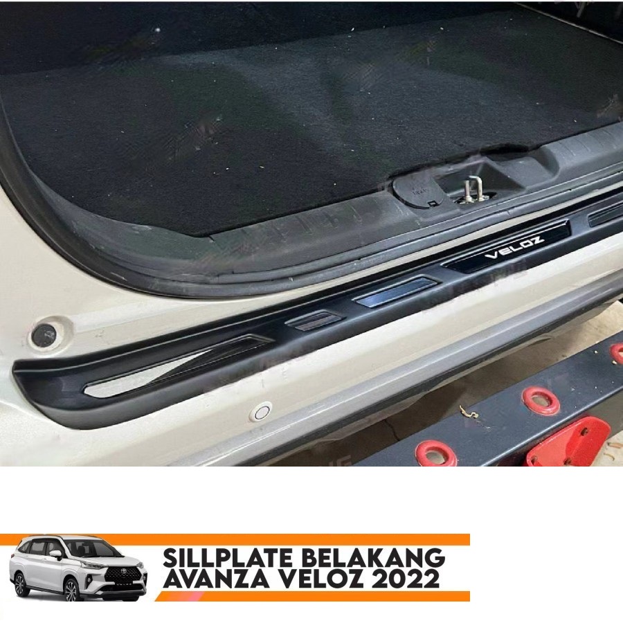 Sillplate Belakang All New Veloz 2022 Lis Chrome