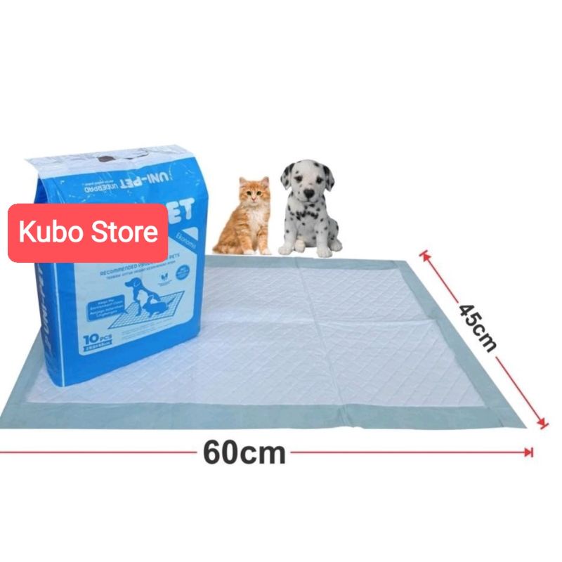 Underpad Unipet Uni-Pet Oto 45x60 Kecil untuk Anjing Kucing Kelinci Size M