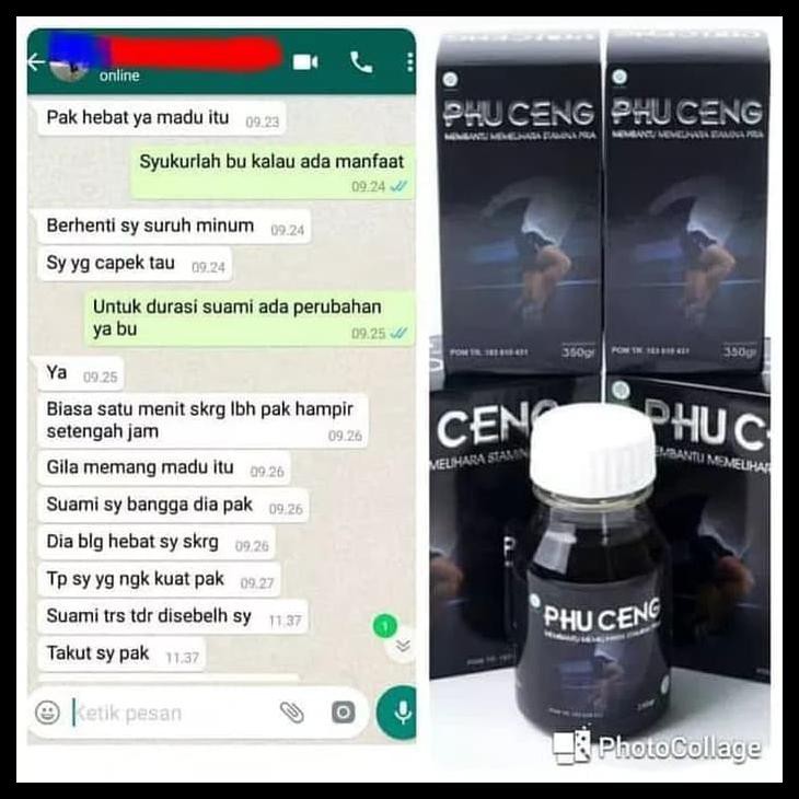 TERBARU OBAT Madu Phuceng 2 in 1 isi 2 botol | Kuat Vitalitas & Stamina Pria