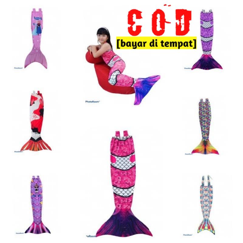 BAJU KOSTUM MERMAID NEMO / KOSTUM DUYUNG / BAJU MERMAID / BAJU DUYUNG ANAK / BAJU DUYUNG