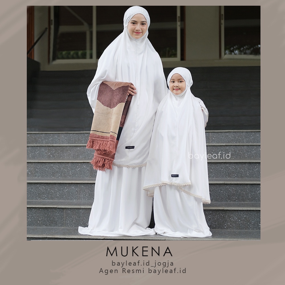 MUKENA POLOS PREMIUM by bayleaf.id