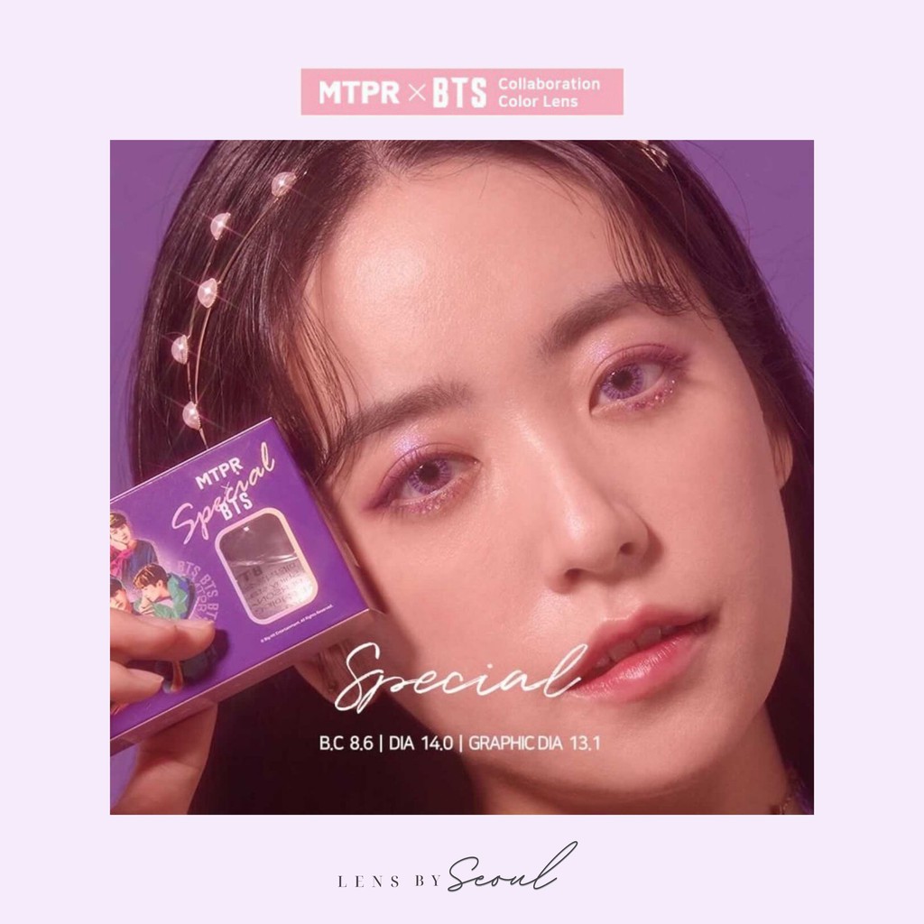 LENSBYSEOUL BTS x MTPR (Special Edition) Official Korean Contact Soft Lens