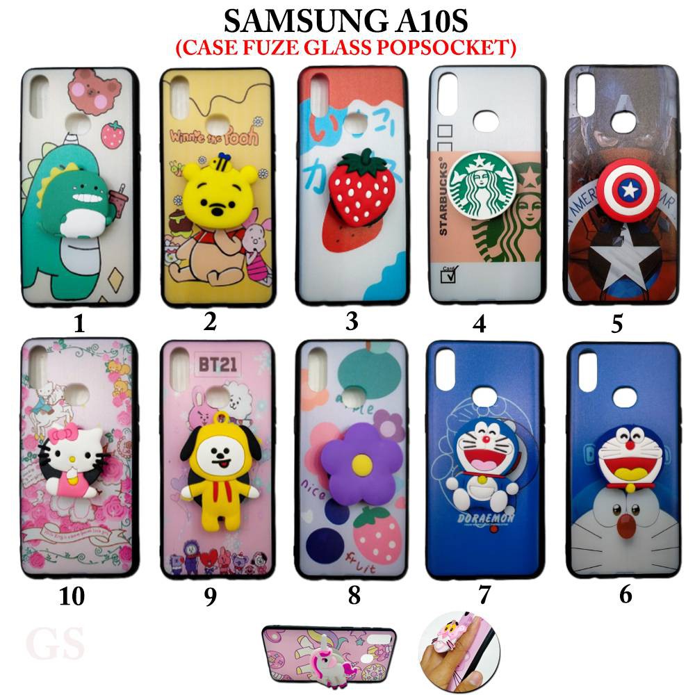 PROMO CUCI GUDANG Case SAMSUNG A01 Core A30S A50S A7 2018 A6S A71 A51 A10S A11 A21S Case Fuze Glass Popsocket