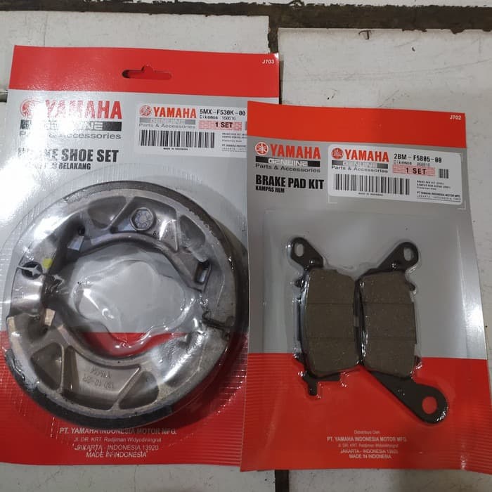 Kampas Rem Mio M3, depan belakang Mio M3 Aerox Lexi X ORIGINAL Original