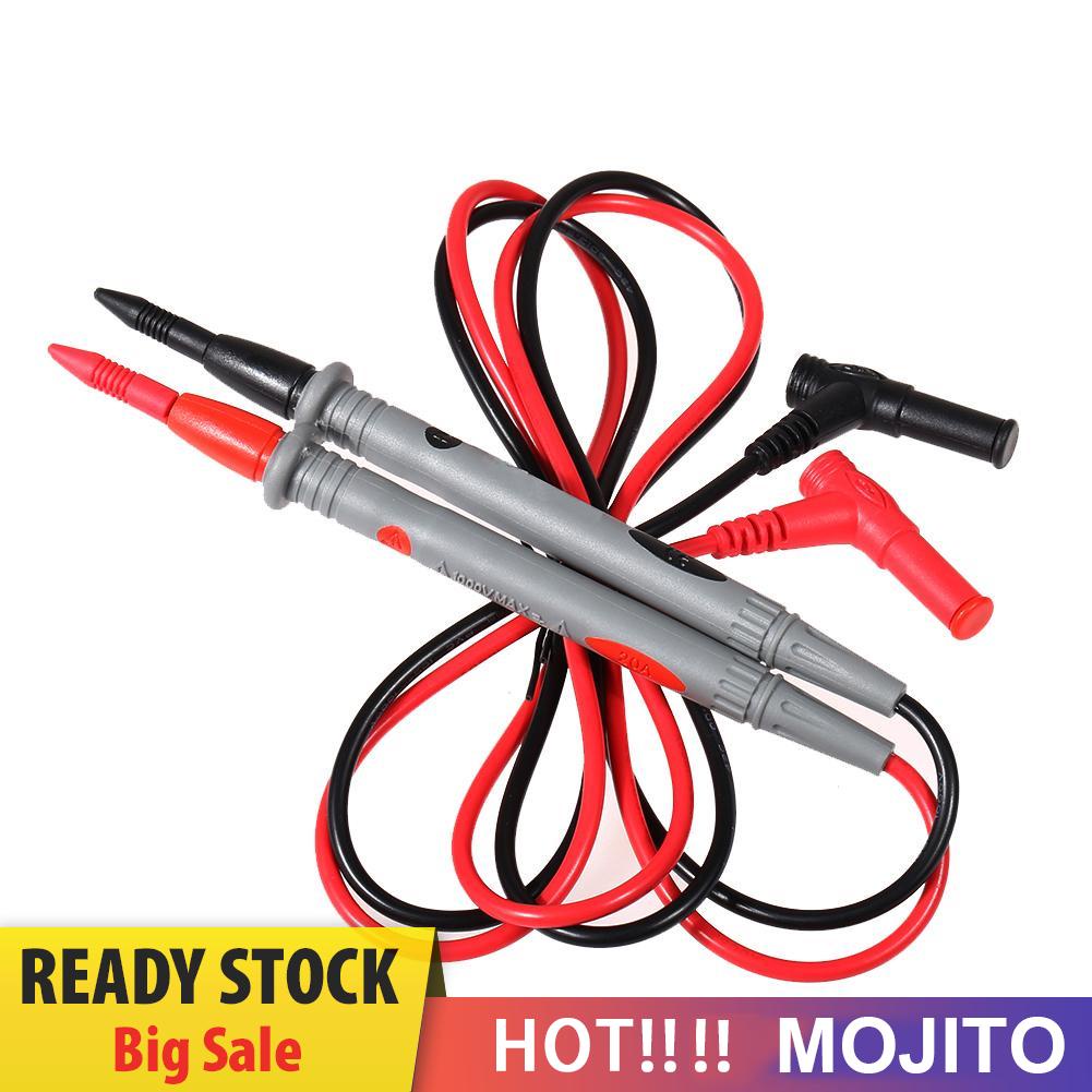 MOJITO 20A Universal Probe Test Leads for Multimeter Meter with Alligator Pliers