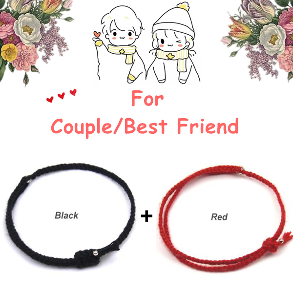 Korean Adjustable Bracelet Braided Hand Rope Colorful Woman Bracelet Best Friend Couple Gift