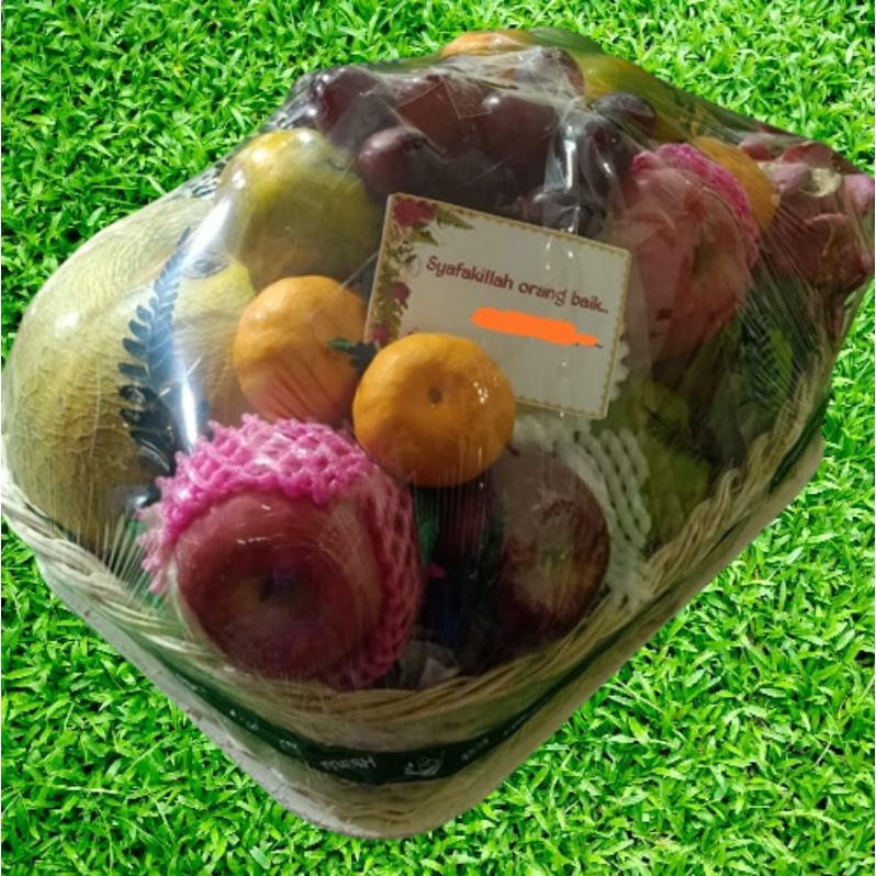 

Parcel Buah Segar keranjang Kotak Free kartu ucapan