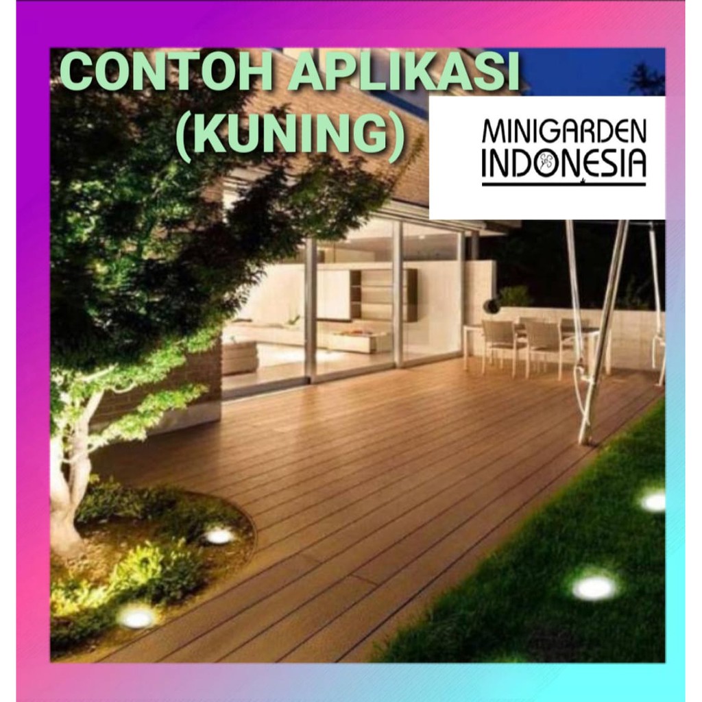 LAMPU TAMAN TANCAP 8 LED Solar Cell Garden Lamp Tenaga Surya emergency Outdoor Waterproof dekorasi