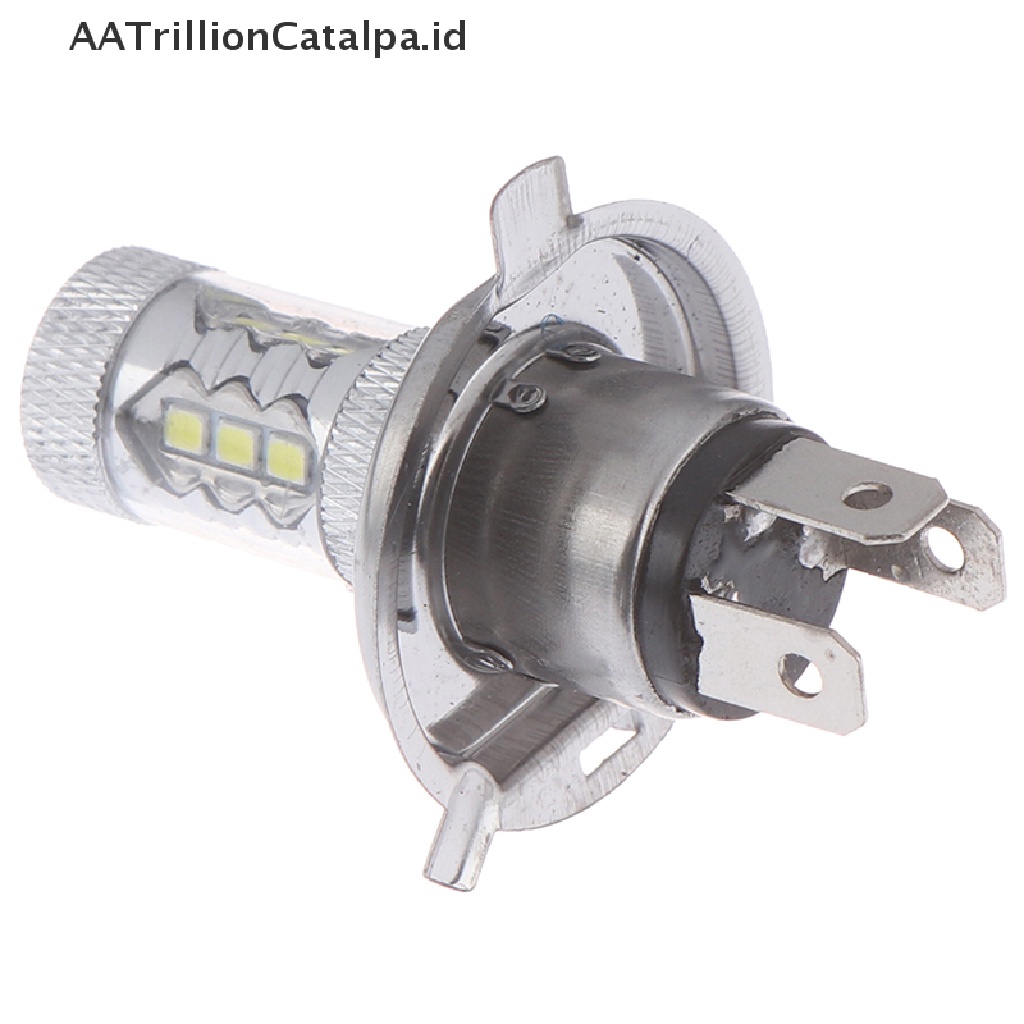 Aatrillioncatalpa 1Pc Lampu Kabut Depan LED H4 9003 80W Hi / Lo 90W Warna Putih