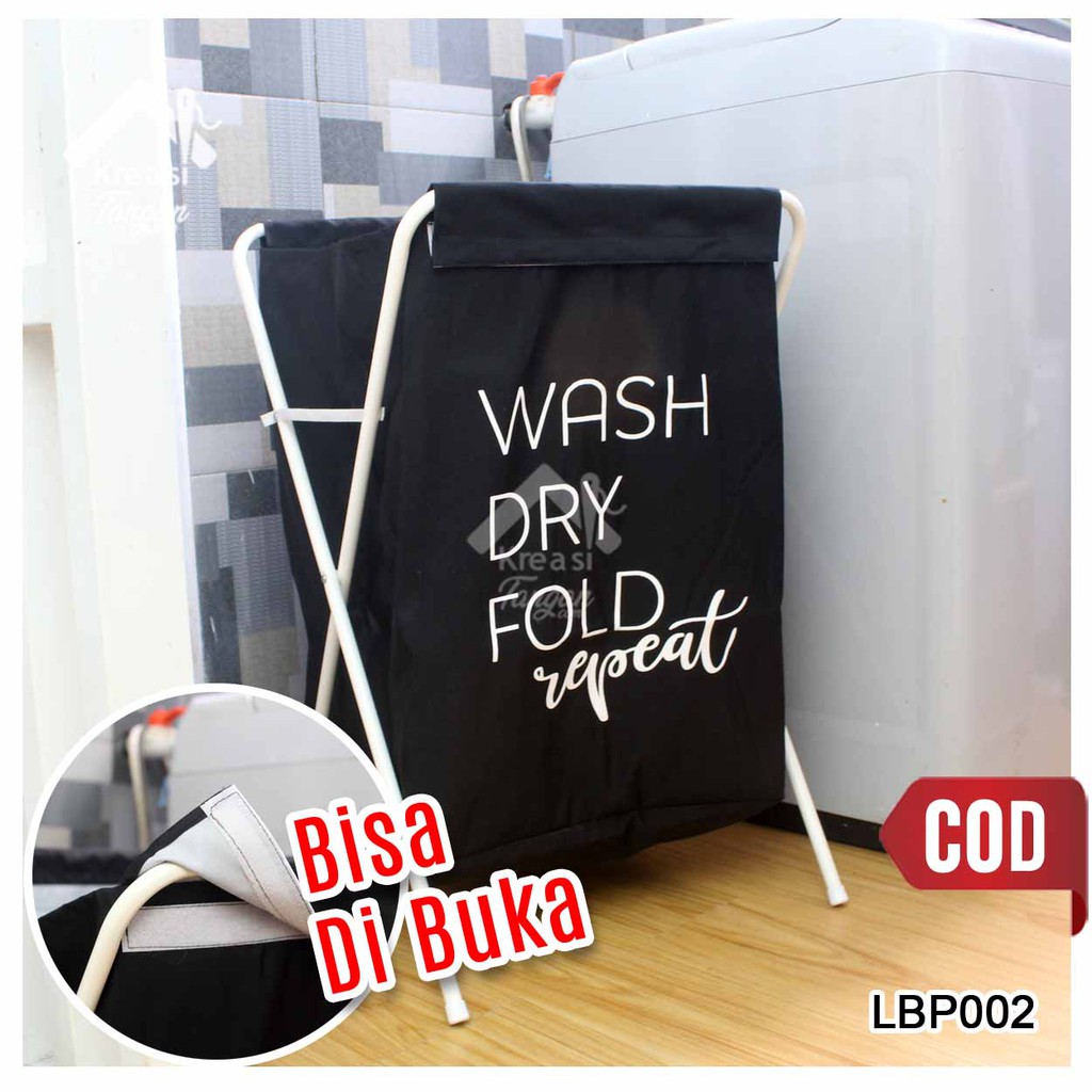 COVER LAUNDRY BAG DESIGN MINIMALIS ( TANPA RANGKA BESI )