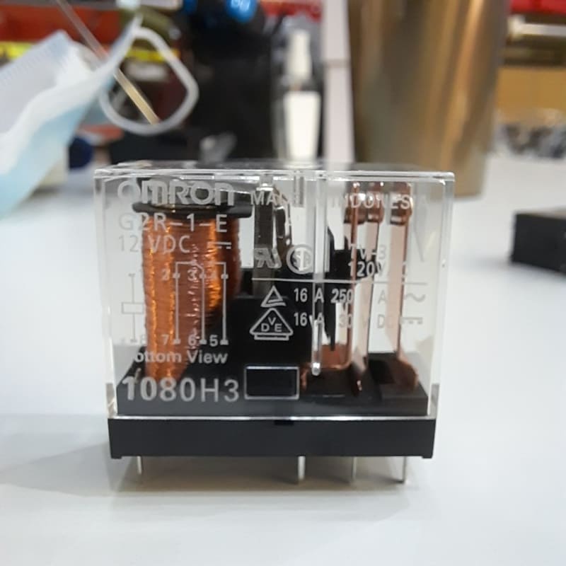 OMRON G2R-1-E / G2R1E / G2R DC12V DC24V PCB POWER RELAY 12VDC / 24VDC - 12V