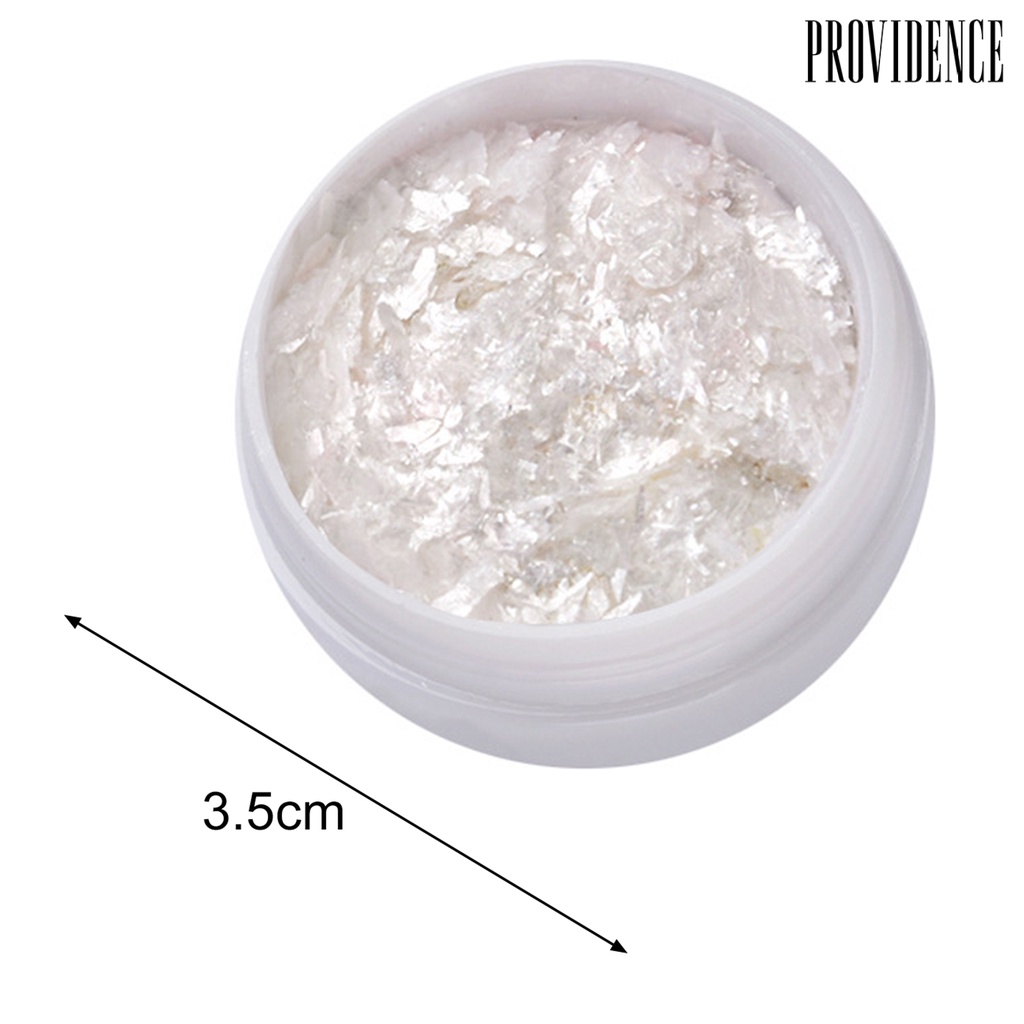 Providence 1 Box Shining Nail Sequins Fixed Tightly Shell Remove Easily Nail Flakes Makeup Accessories