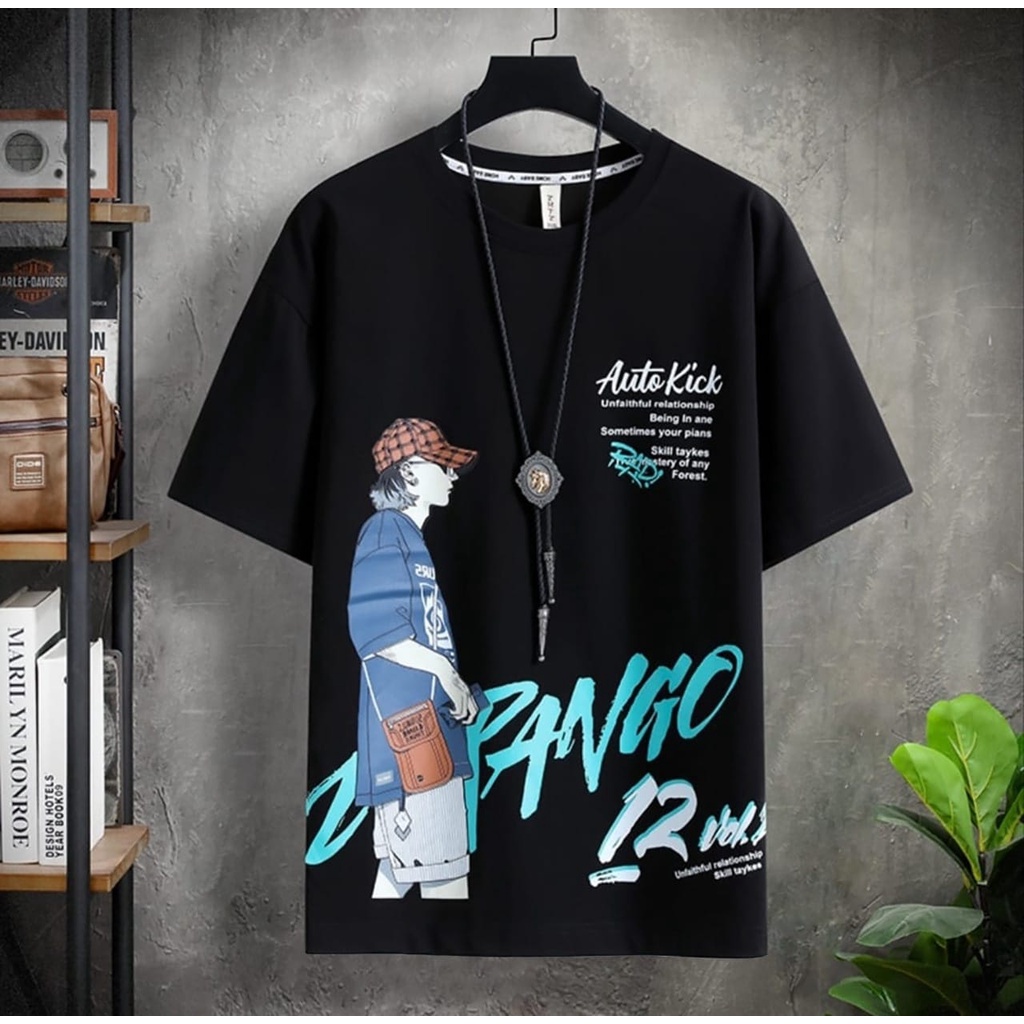 baju oversize auto size M|L,XL kaos distro baju bandung kaos terlaris-animos