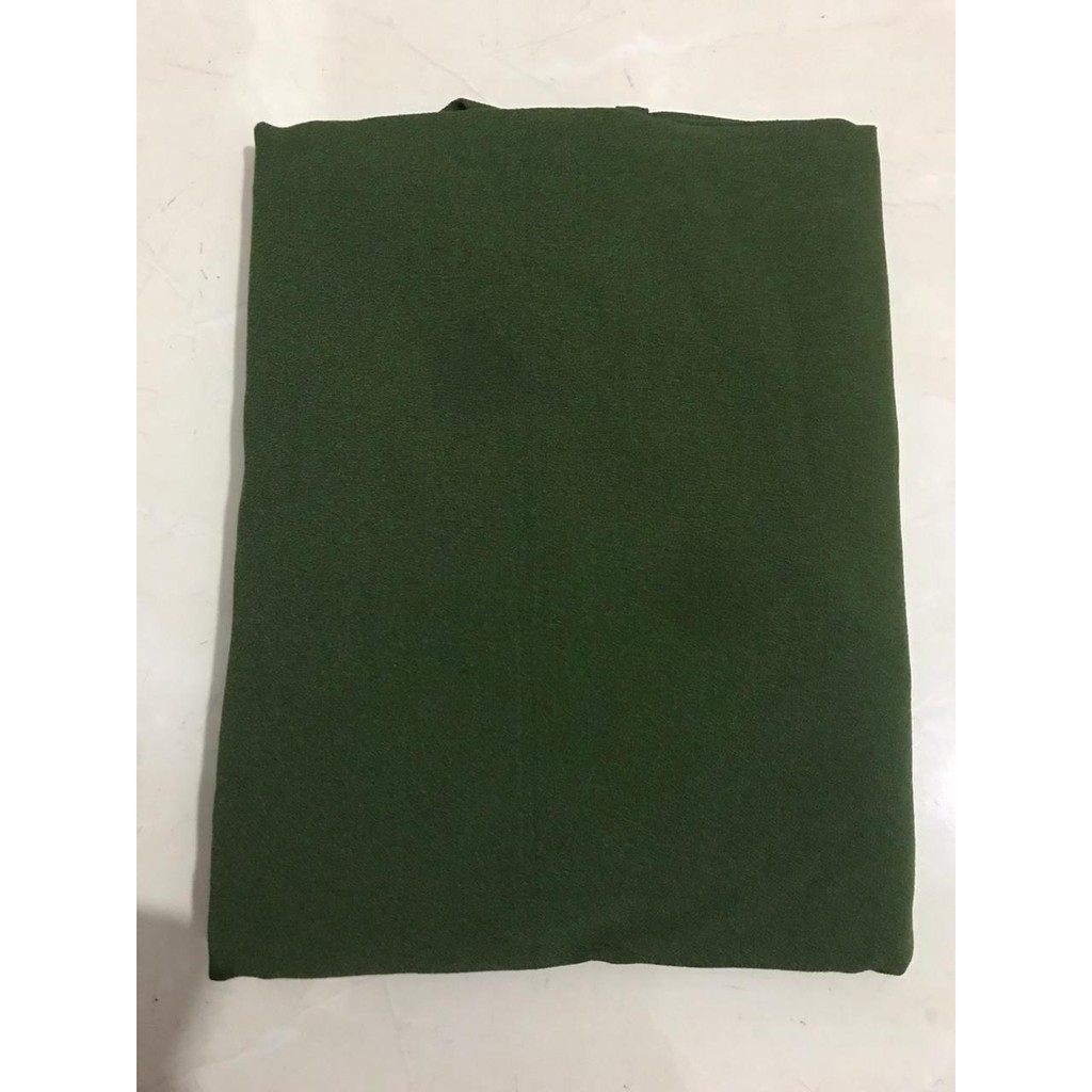HIJAB/JILBAB/KERUDUNG MARYAM 2LYER NON PET/BERGO MARYAM DIAMOND/HIJAB INSTAN-Ijo Army