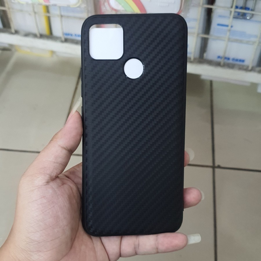 OPPO A15 A15S A91 F15 CASE FULL KARBON, SOFTCASE SLIM FIT LUXURY FULL CARBON CASE