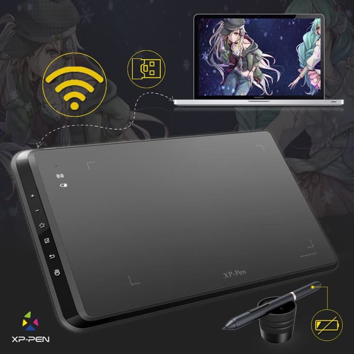 XP-Pen Wireless Smart Drawing Pen Tablet with Passive Pen - Star 05