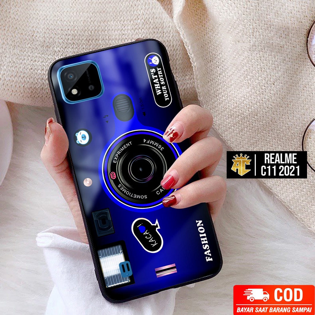 CASE REALME C11 2021 - Casing REALME C11 2021 Terbaru AERO STORE [ CAMERA ] Silikon REALME C11 2021 