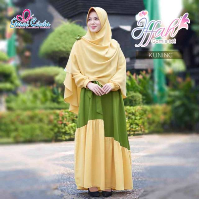 Iffah Gamis Set by Gerai Cinta