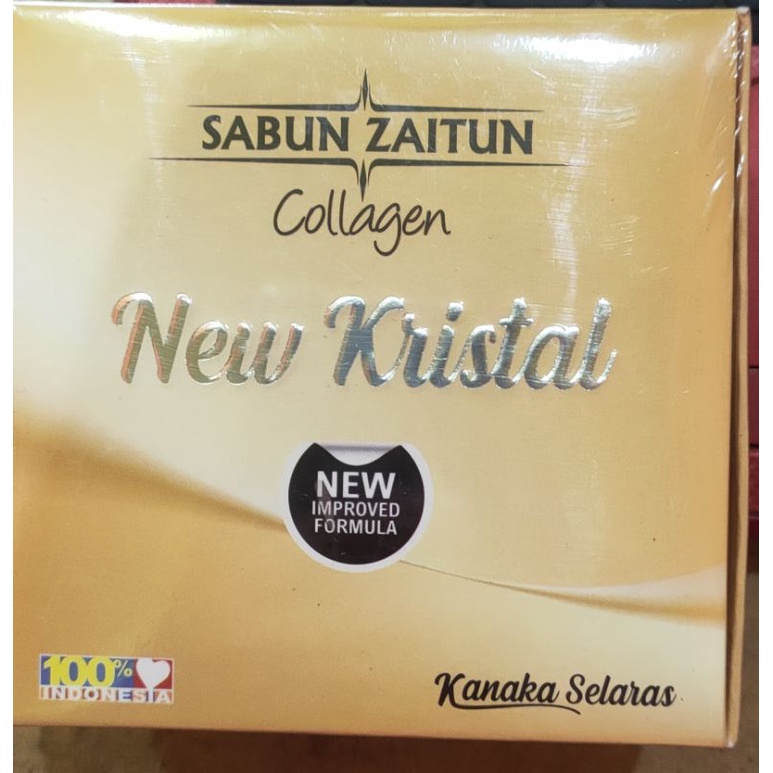 Sabun Zaitun  Premium Collagen New Kristal /K-selaras harga perkotak.isi 12biji