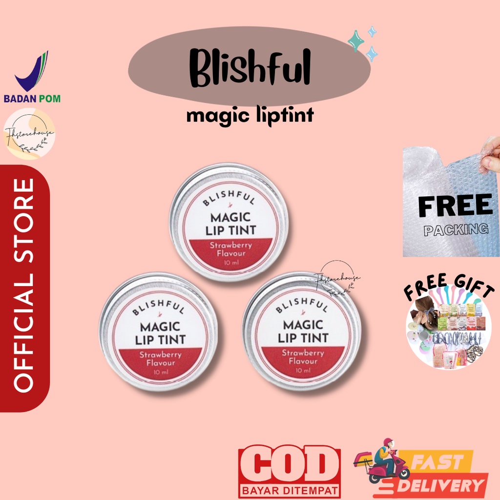 [BUY 1 GET 1 GIFT] READY Blishful Blishful.lipcare Magic Liptint