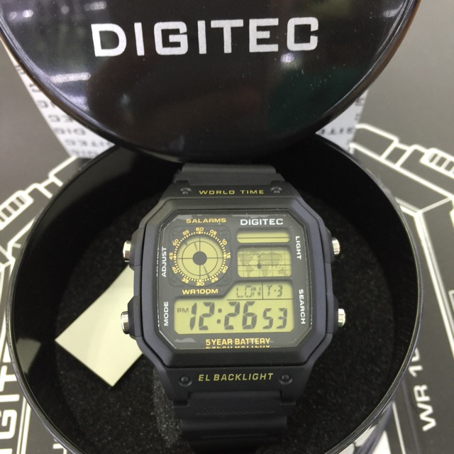 Digitec digital tali rubber variasi warna wanita DG 3080 T original
