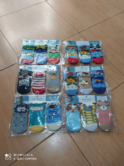 kaos kaki bayi Carter 'S / Mamynice isi 3 pcs