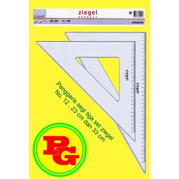 

PENGGARIS SEGITIGA ZIEGEL ROTRING / SEGITIGA BESAR NO 12 23CM/33CM