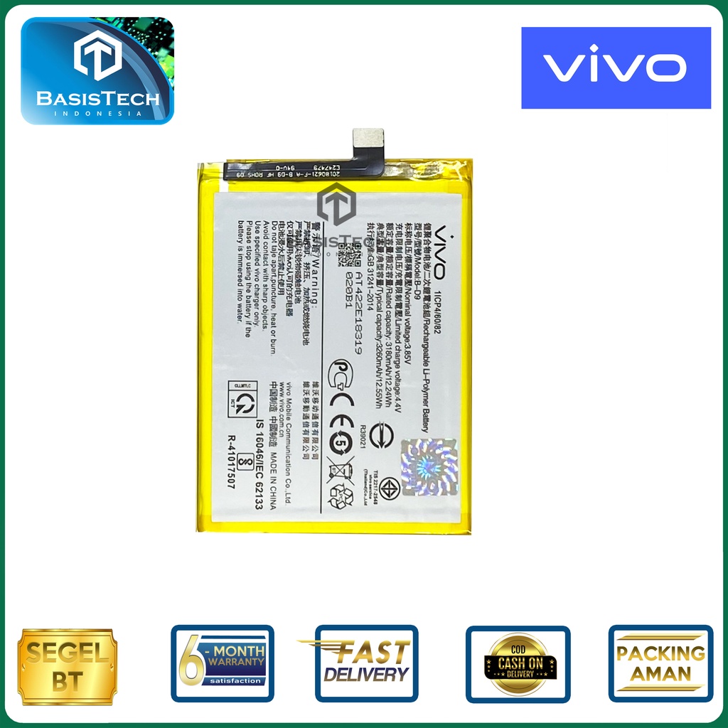 BATERAI VIVO 1727 VIVO V9 - VIVO 1726 VIVO Y85 - B-D9 - ORI99