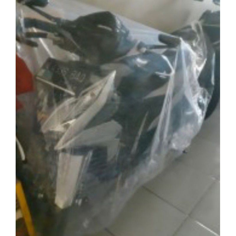 Sarung Cover Mantel Motor Murah TRANSPARAN BENING UNIVERSAL