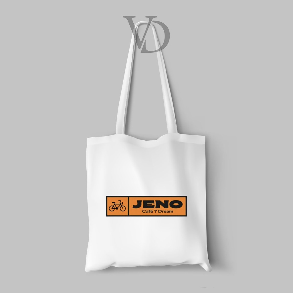 NCT DREAM Cafe retro name /TOTE BAG MOTIF NCT cafe / KPOP TOTE BAG / TAS BELANJA MOTIF KOREA