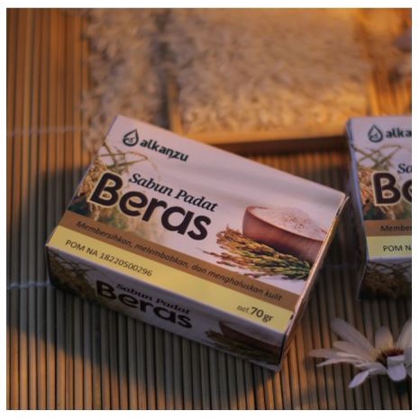 Sabun Beras Alkanzu | sabun batang | sabun mandi | sabun padat 70g