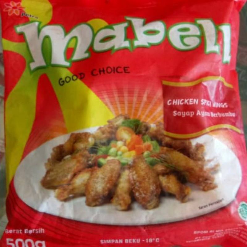 

Mabell chicken spicy wings 500gr