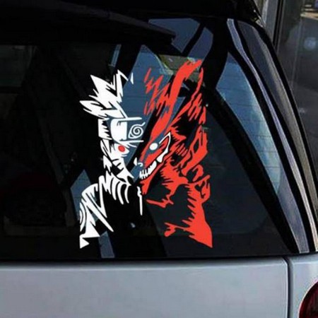 Stiker Kaca Mobil Naruto cutting stiker kaca mobil Avanza Fortuner Ayla Xenia Ertiga Ayla Brio narut
