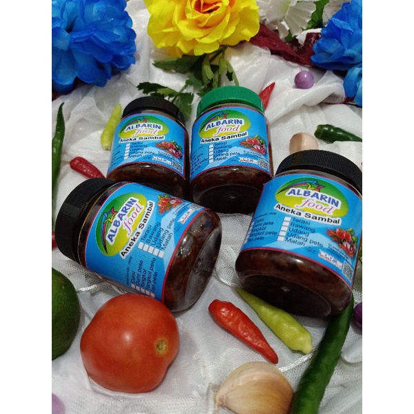 

sambal cumi pete/tongkol pete/bawang/terasi/matah sambal albarin