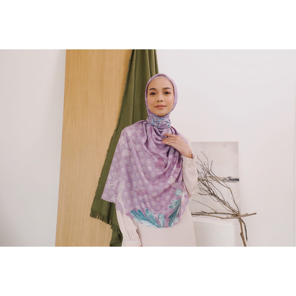 SHANUM LILAC | THE NOVELLA SCARF (Superfine Voal Hijab Premium)
