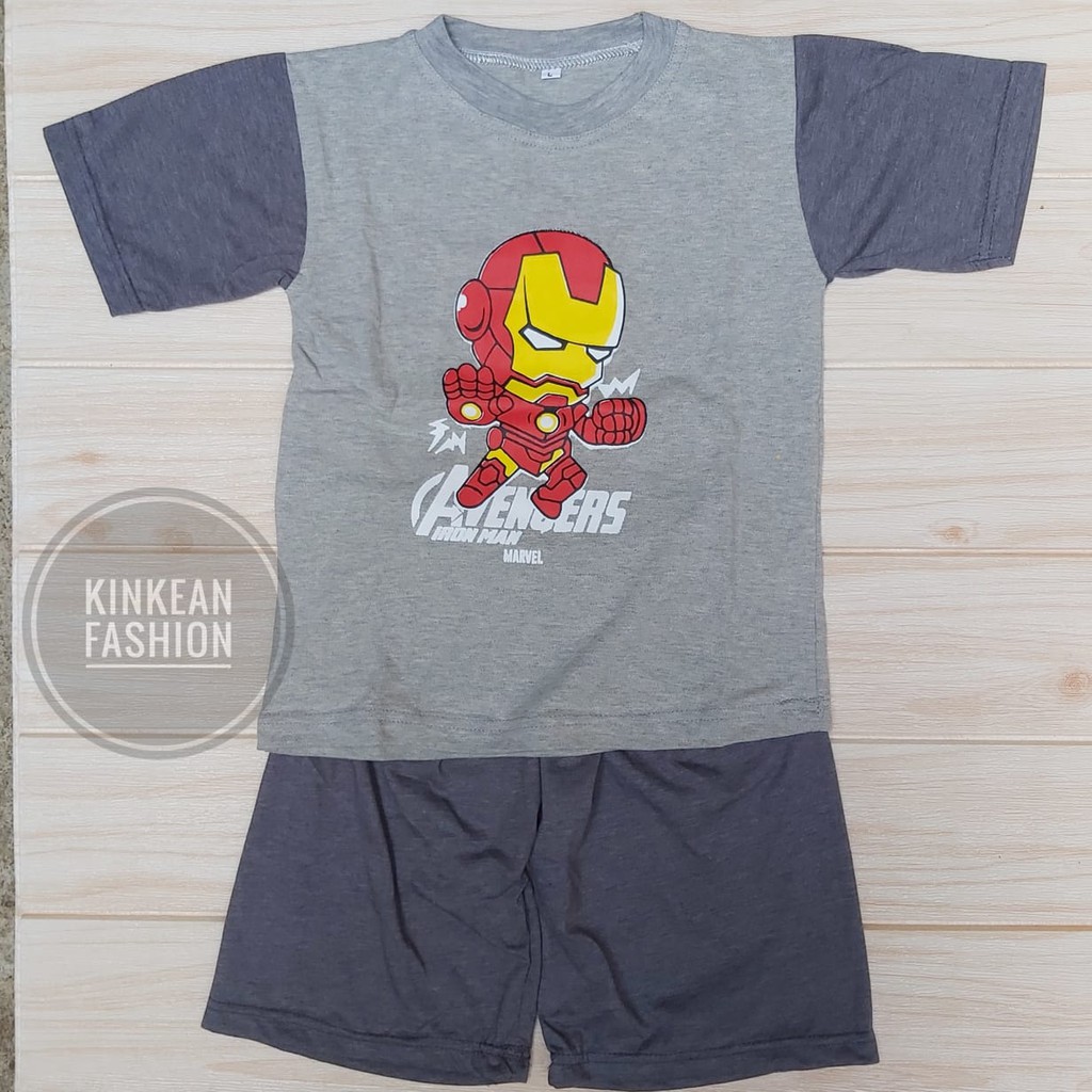 Setelan Kaos Anak / Baju Anak  size L 5-6 tahun