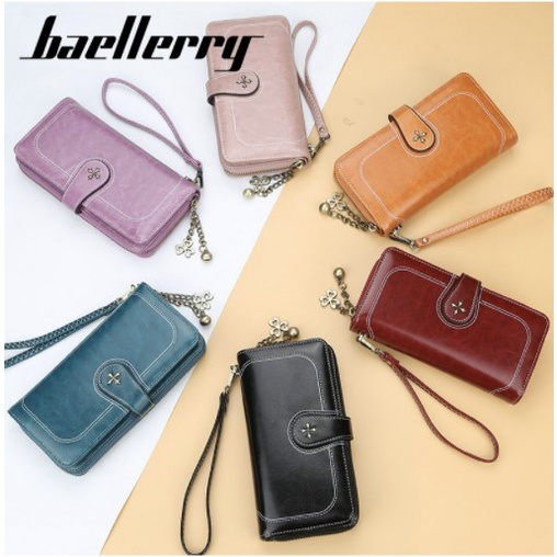 Dompet Lipat Wanita Panjang Baellerry N1813 Import Original