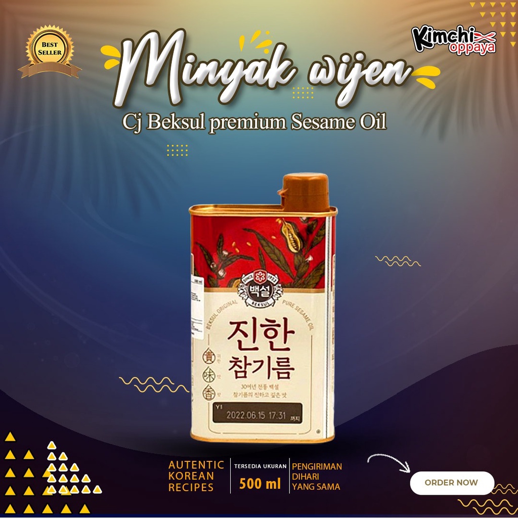 

Cj Beksul Minyak Wijen Premium Sesame Oil 500 Ml Korea