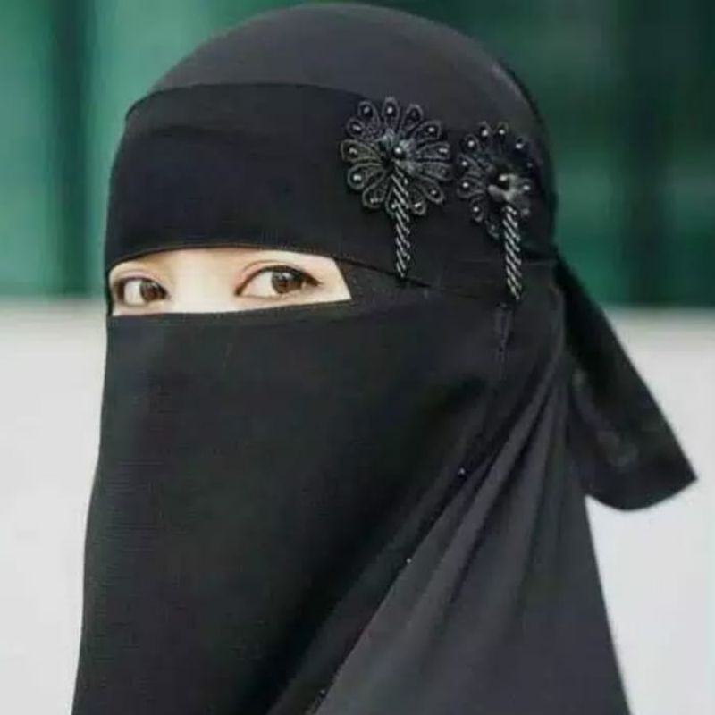 NIQOB BANDANA AZWA NIQAB CADAR MURAH